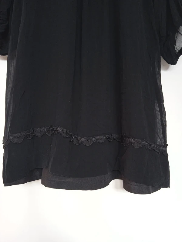 Vestido elegante, holgado, negro Kookaï talla 38 – photo 6